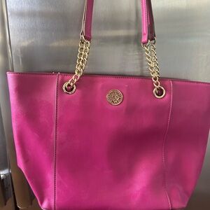 Anne Klein  Pink and Gold Tote